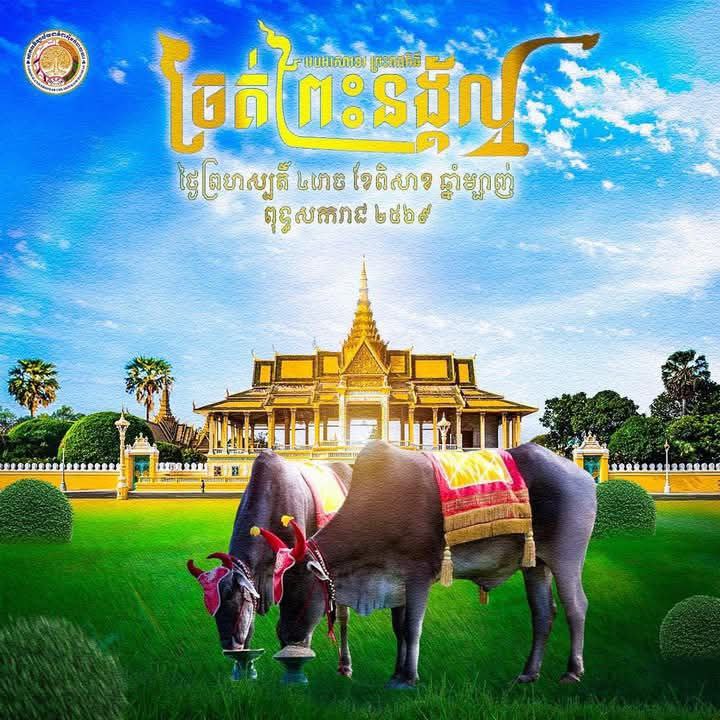 អបអរសាទរ ព្រះរាជពិធីច្រត់ព្រះនង្គ័ល