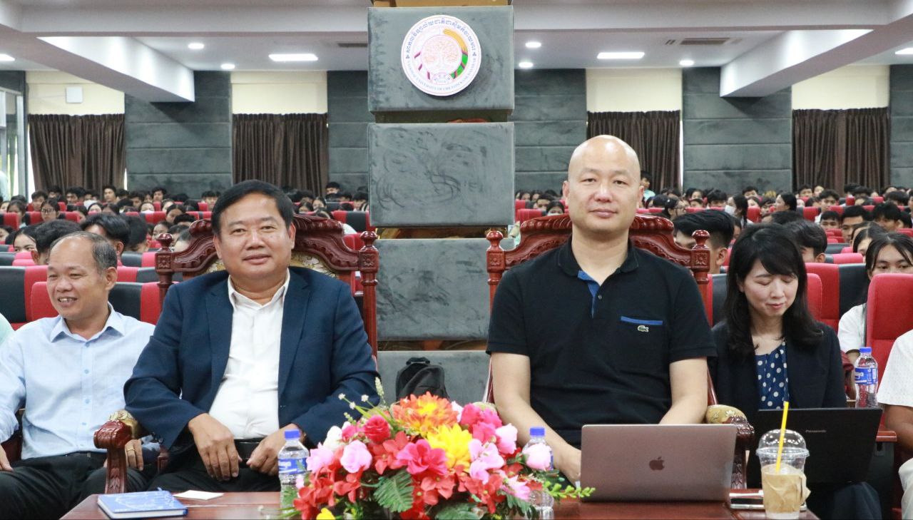 សាកលវិទ្យាល័យជាតិជាសុីមកំចាយមារ  បានទទួលប្រតិភូអញ្ជើញមកពីសាកលវិទ្យាល័យ OKAYAMA ប្រទេសជប៉ុន